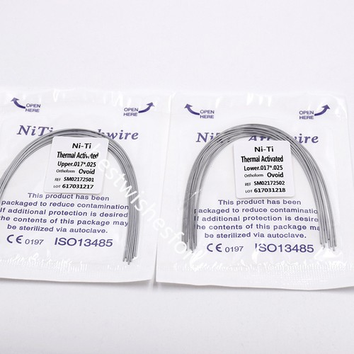 10 Pcs Dental Orthodonti Heat Thermal Activated Niti Rectangular Round Arch Wire - Picture 23 of 52