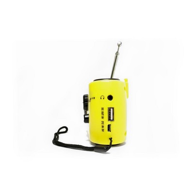 Yellow 10200The Element Dynamo Powered Solar Radio /& Flashlight with NOAA