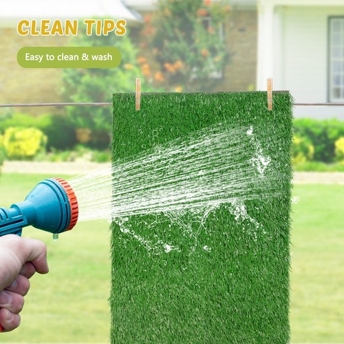 COZIWOW Tappetino Erba per Cani Grande Erba Artificiale Patch per Cani con Vassoio Lavabile - Foto 8 di 20