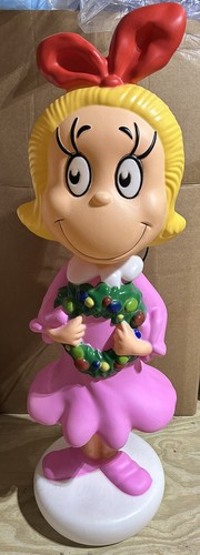 Cindy Lou Who The Grinch Who Stole Christmas 36" beleuchtete Blasform Gemmy
