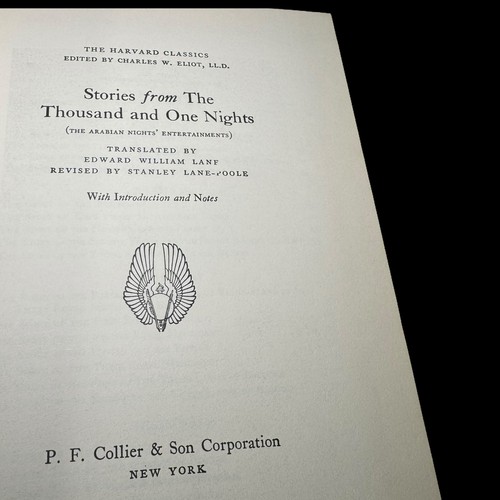Thousand And One Nights 1969 Harvard Classic Deluxe Veritas 62nd Printing - Picture 13 of 20