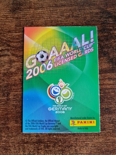 Panini Goaaal 2006 World Cup Steven Gerrard England Football Card New - Picture 2 of 2