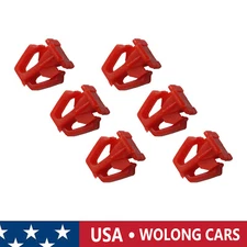 6x Door Body Side Molding Fastener Pin Fit for Honda 1995-1998 Odyssey