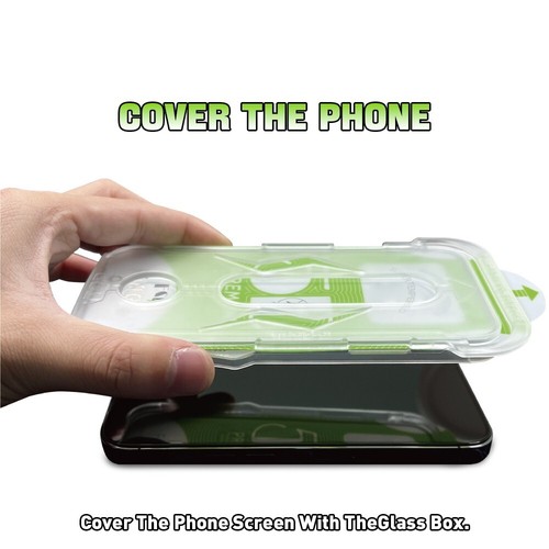 Echt Glas Panzerfolie Sichtschutz für iPhone 15 Pro Max  Privacy Antispy - Bild 2 von 8