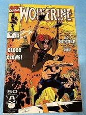 Wolverine #35 Marvel Comics 1990 Lady Deathstrike Appears VF