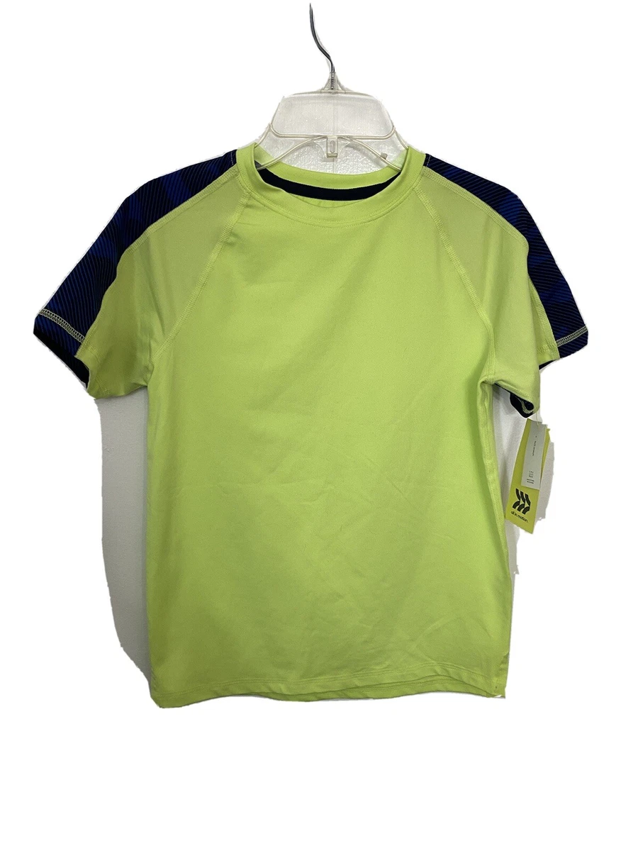 Yellow moisture top wicking shirts