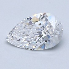 1.08 Ct PEAR Cut IGI Certified Lab Grown CVD Diamond E Color VS2 Clarity STONE