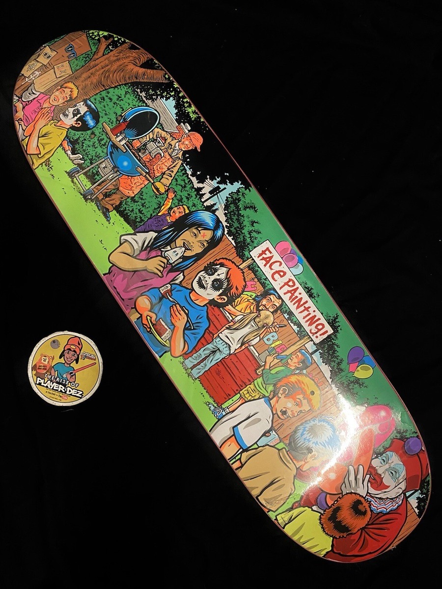 スケートボード MACKDADDY - uniful mackdaddy skate Deck RARE NEON Paisley Skates Serial Party Sean Cliver Skateboard