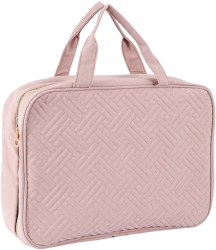 Garsumiss Toiletry Bag Travel Makeup Organizer Cosmetics Storage L Pink Garsumiss Toiletry Bag Travel Makeup Organizer Cosmetics Storage L Pink