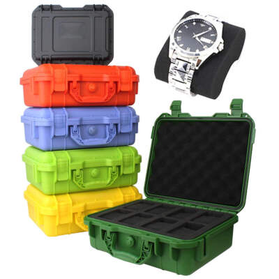 Uhrenkoffer Transportkoffer Box Case 8 Uhren stoßfest wasserdicht staubdicht