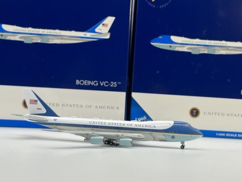 U.S. AIR FORCE ONE VC-25A Reg:82-8000 1:400 Scale GeminiJets GJAFO2173 Diecast - Picture 21 of 24