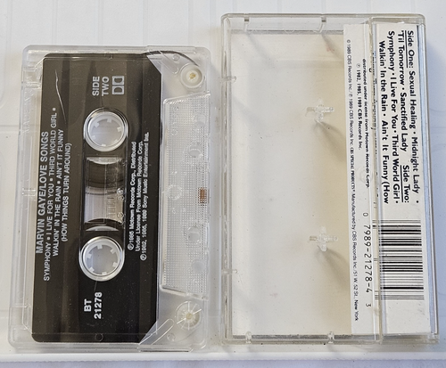 MARVIN GAYE - LOVE SONGS (Cassette, 1989, CBS/Sony) BT 21278 - Picture 2 of 2