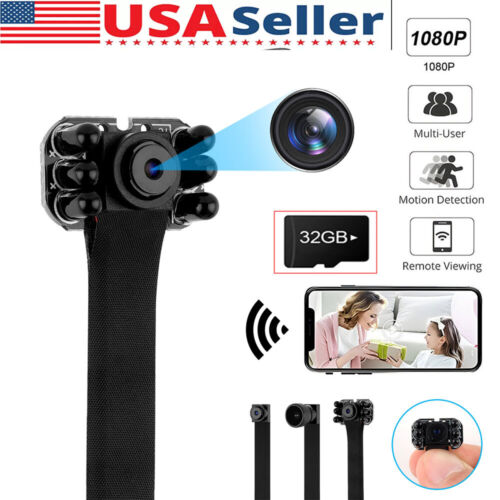 Wireless 1080P HD 4K WIFI IP DIY Screw camera Recorder dvr DV Security Motion