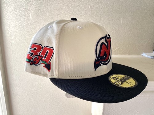 MyFitteds - New Jersey Devils Gradated Off White Fitted - Size 7 5/8 - Picture 11 of 24