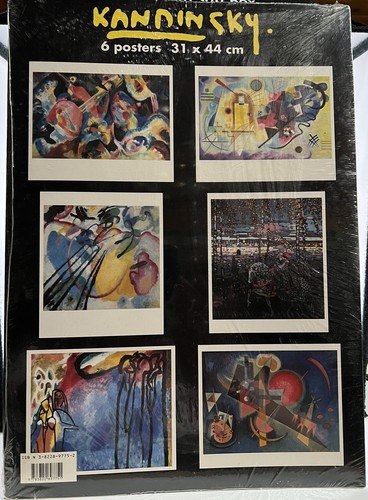 Neu versiegelt Kandinsky Posterbook Taschen 6 Poster + Buchkunstwerk 17”x12” Rarität - Bild 2 von 8