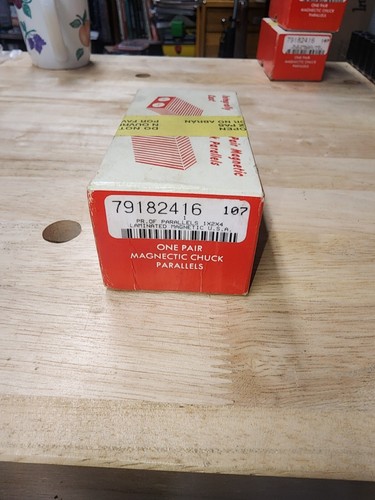 MAGNETIC TRANSFER PARALLEL BLOCKS 1" x 2" x 4" FISHER MACHINIST TOOL MAKER - Picture 7 of 8