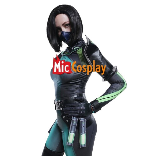 Mujer Sabine Assassin Viper Zentai Body Mono Disfraz Juegos con disfraces + Máscara - Imagen 10 de 30