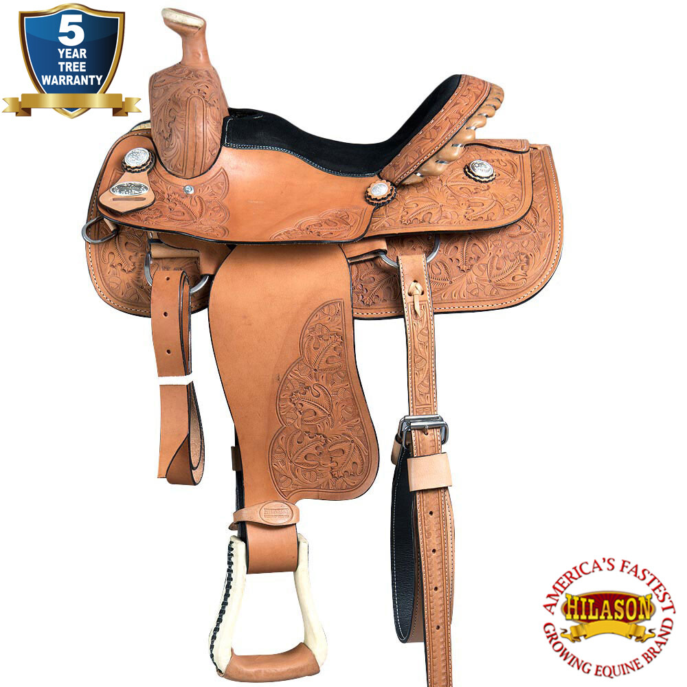 U516 16'' Hilason Big King Series Western Wade Ranch Roping Cowboy Trail U516 16'' Hilason Big King Series Western Wade Ranch Roping Cowboy Trail