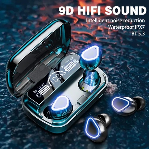 Auriculares inalámbricos Bluetooth 5.3 TWS auriculares estéreo micrófono control táctil - Imagen 7 de 21