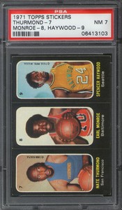 1971-Topps-Trios-Stickers-Thurmond-Monroe-Haywood-PSA-7