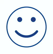 "Smiley Face" Self Ink Round Teacher Stamp 