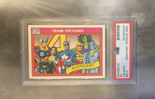 1990 Marvel Universe Avengers #138 / PSA 10 Gem Mint / Free Shipping - Picture 3 of 4