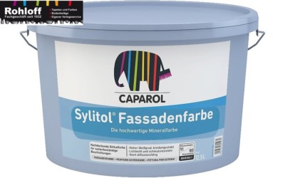 3 x 12.5L Caparol Sylitol Fassadenfarbe Silikat Mineralisch doppel verkieselnd 
