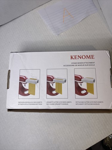 Kenome 3-teiliges Nudelwalzen & Fräser-Set, Ständermischer Aufsatz Neu im Karton. Universal - Bild 3 von 5