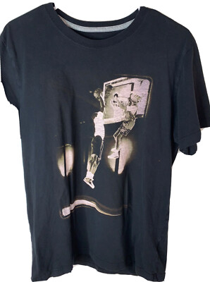 Air Jordan T-Shirt Basketball Shot With Spike Lee, Black Size L | eBay