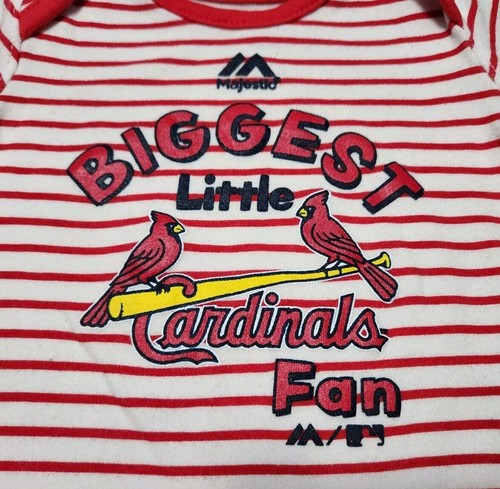 St. Louis Cardinals One-Piece Size 0-3 Months "Biggest Little Cardinals Fan"  - Bild 3 von 6
