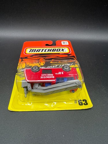 Matchbox Snorkel Fire Truck rot 1994 #63 ERROR UPSIDE DOWN! - Bild 2 von 3