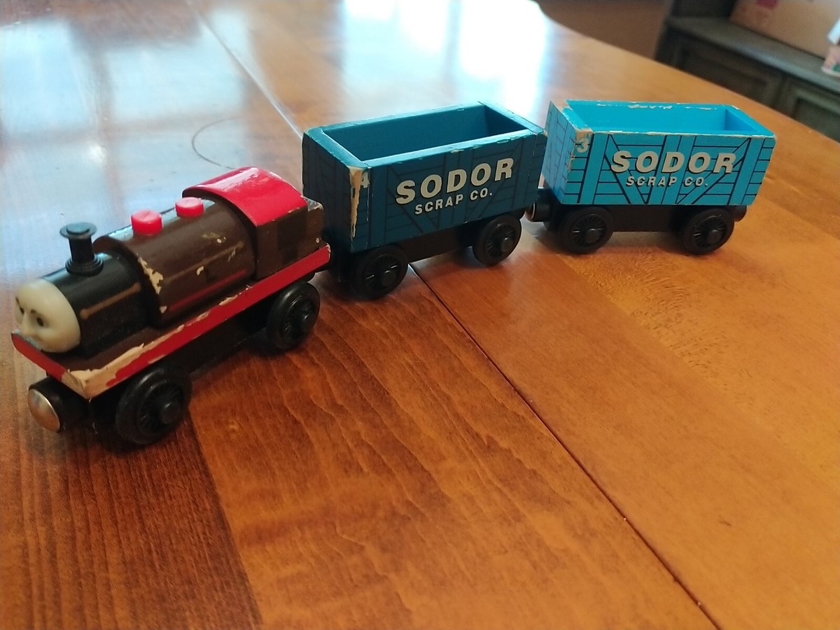 Thomas the hotsell train wooden cars