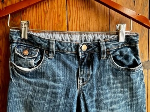 Kids GAP 1969 Girls Low-Rise Straight-Leg Adjustable Jeans - POSSIBLY 2XL - Picture 5 of 6