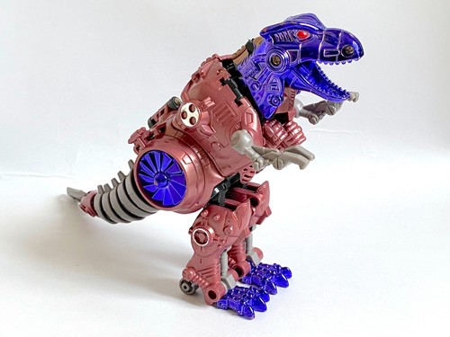 1997 Vintage Transformers Beast Wars Megatron Complete Transmetals Purple *READ* - Picture 4 of 15
