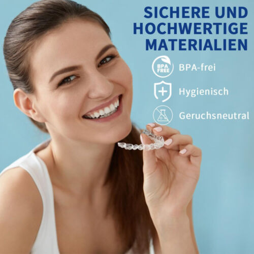 Knirscherschiene Für Nacht Anti-Schnarchschiene Zahnschiene Knirschen Mundschutz - Bild 5 von 18