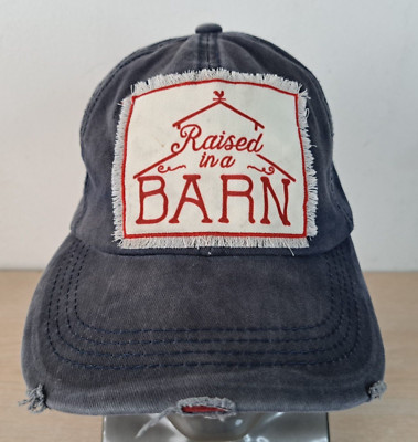 SOUTHERN JUNKIE RAISED IN A BARN ADJUSTABLE STRAPBACK BASEBALL HAT/CAP, OUTDOOR