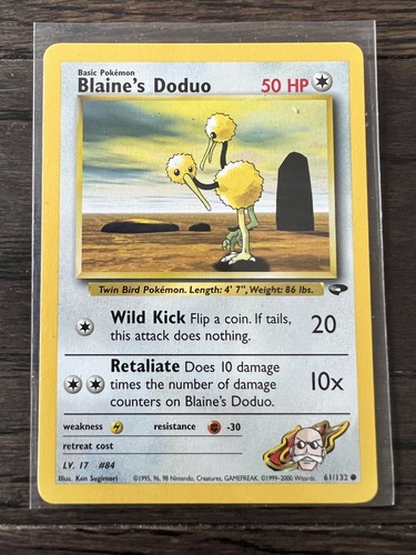 Juego de cartas de desafío de gimnasio Pokémon TÚ ELIGES 2000 1a edición incluida casi nueva como nueva - Imagen 7 de 45