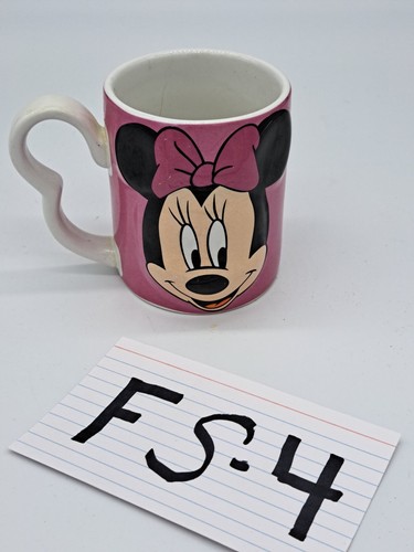 Monogram International Disney Minnie Mouse große Tasse Autogramm Signatur 3D rosa - Bild 7 von 7