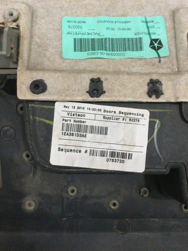 2010 Dodge Ram 2500 Front Right Door Trim Panel OEM 1EA381D3AE - Bild 2 von 4