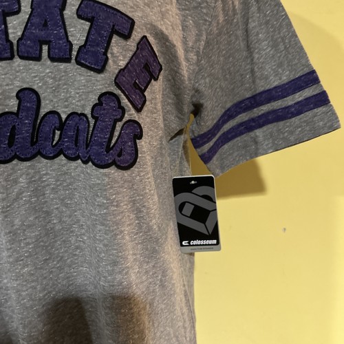 NEW Kansas State University Wildcats Colosseum Gray Shirt Women's M NCAA - Picture 4 of 7