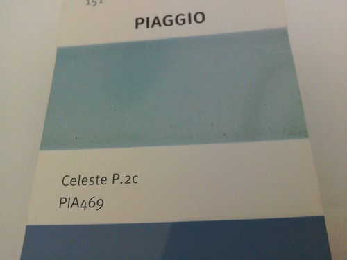 Piaggio (1) Colori Moto Cappotto Base Solvente Stagno/Aerosol Colore Selezionato - Foto 37 di 99