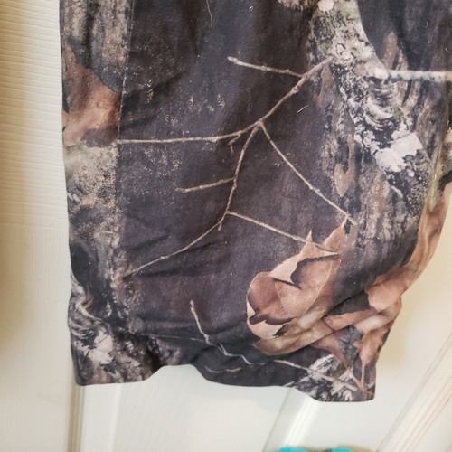 Cabelas Pants Men XL Green Brown Camo Outdoor Hunting Lined Warm Dry Leg Zip Dad - Picture 11 of 24