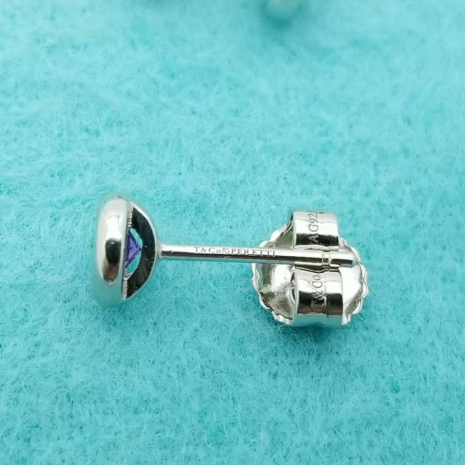 Aretes Tiffany & Co. Elsa Peretti color por yarda amatista Foto 4 de 4