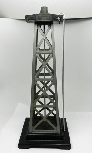 Original 1950's MARX O Scale 0446 Train Railroad BEACON TOWER Missing Light - Picture 5 of 7