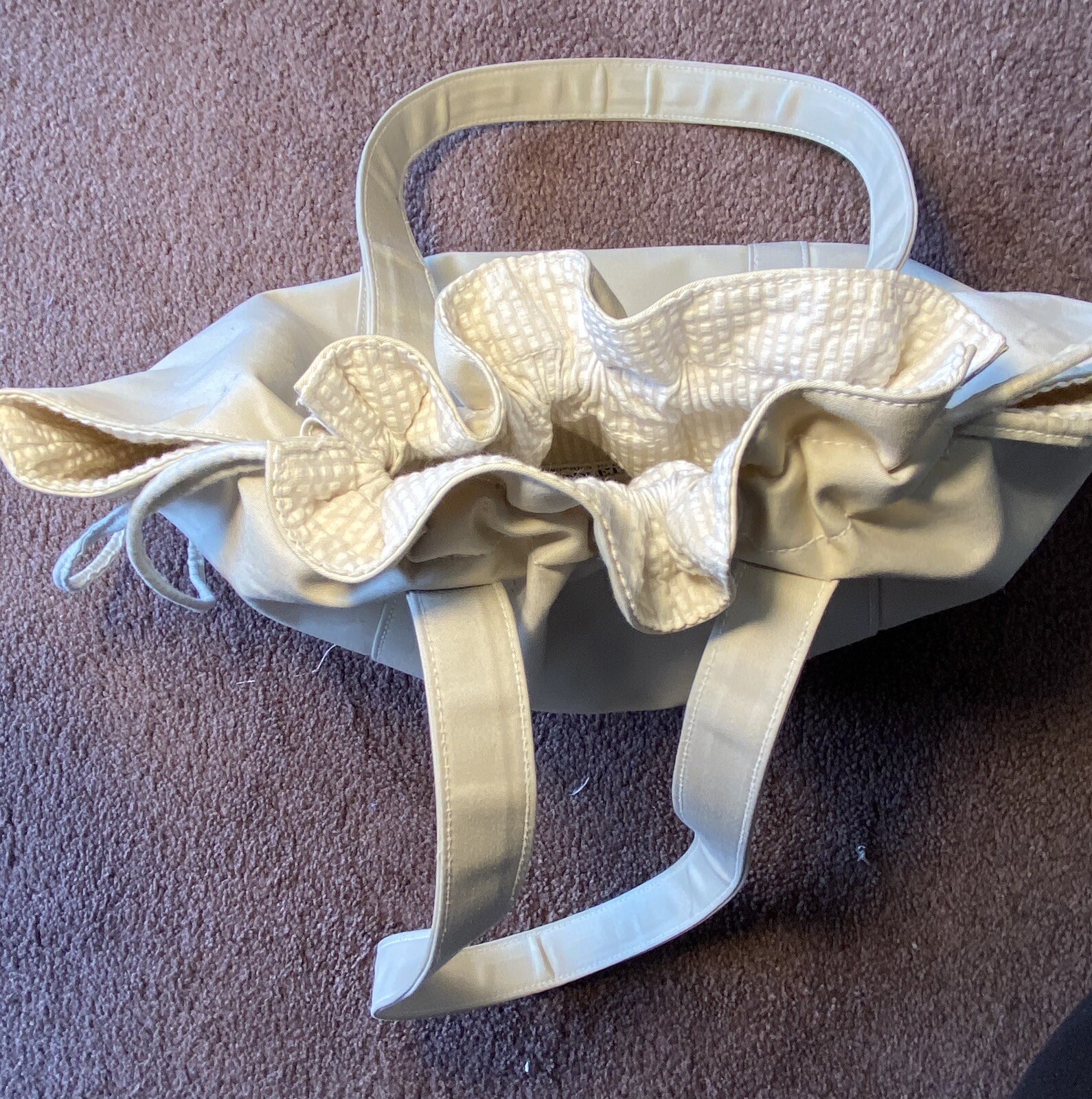 Pendleton Draw String Winter White Cream Cotton P… - image 11