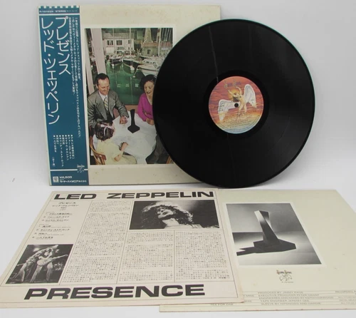Led Zeppelin Presence P-10160N W/Obi Vinyl LP S1131