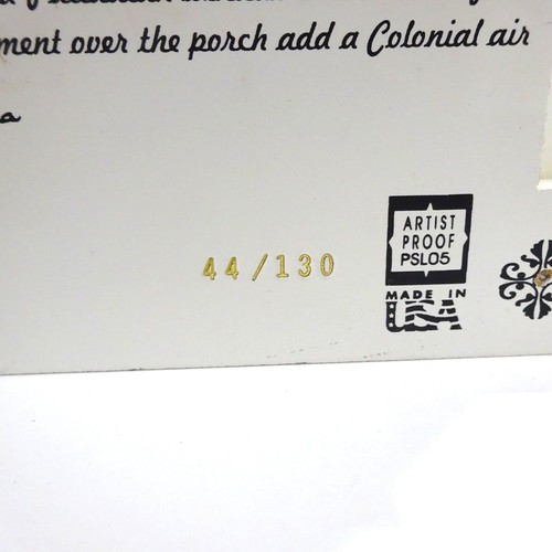 Shelia's 1999 Miller House Tipton Iowa Limited Edition 44/130 Artist Proof Sign - Picture 6 of 12