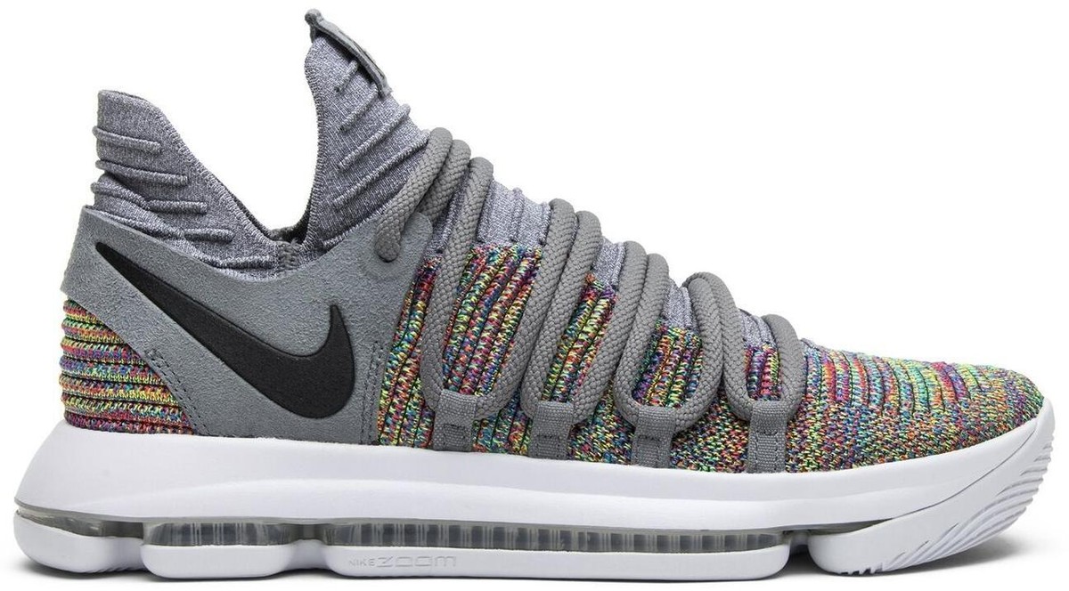 NIKE ZOOM KD 10 EP スニーカー グレー サイズ29cm Nike KD 10 EP 'Wolf Grey' 897816-007