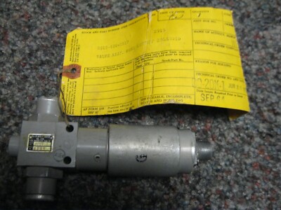 Whittaker Fuel shutoff valve solenoid Yellow tagged 1960 P/N 60004-1 S/N 8555