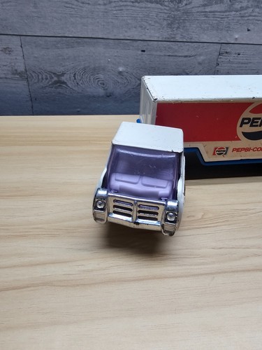 VINTAGE 1970'S BUDDY L PEPSI TRACTOR TRAILER TRUCK - Picture 4 of 6